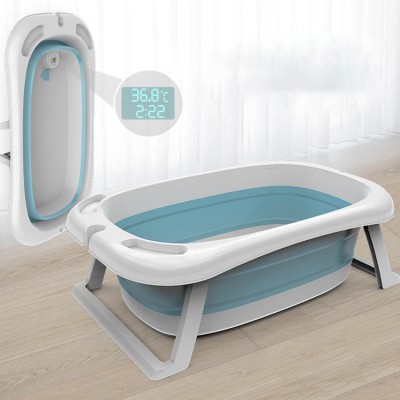 baby accessories 2020 baby collapsible bathtub set bath tub for new born baby